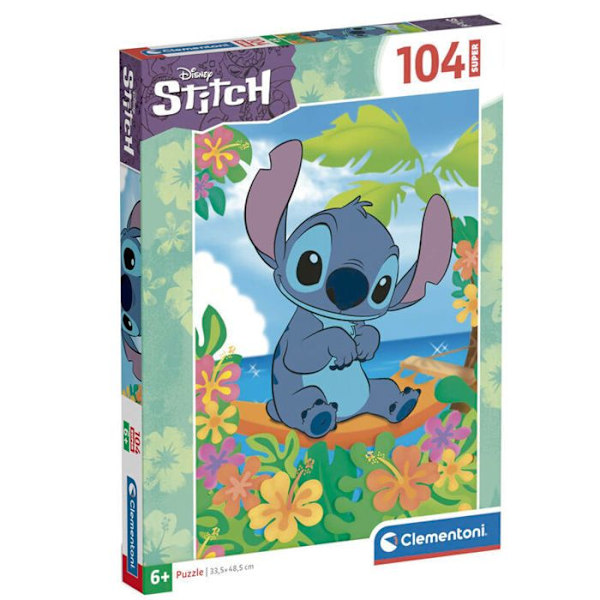 Clementoni Disney Stitch 104 palan palapeli lasten versiona flerfärgad