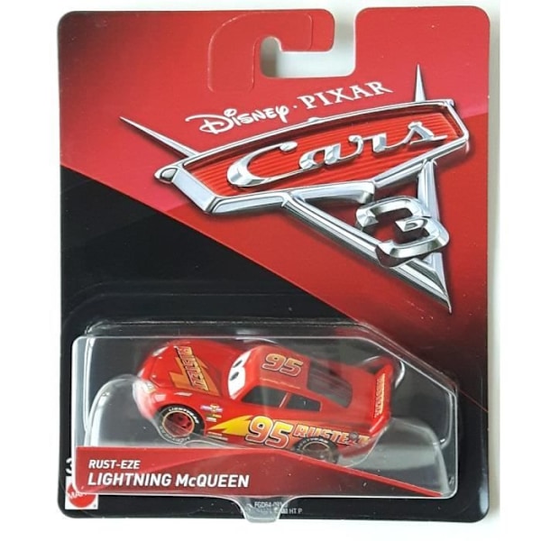Fordon - Mattel - McQueen - Röd - Cars 3 - Metall - Skala 1:55 Röd