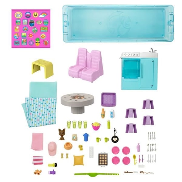 Barbie®-76cm Transformerbar Campervan HCD46 Rosa