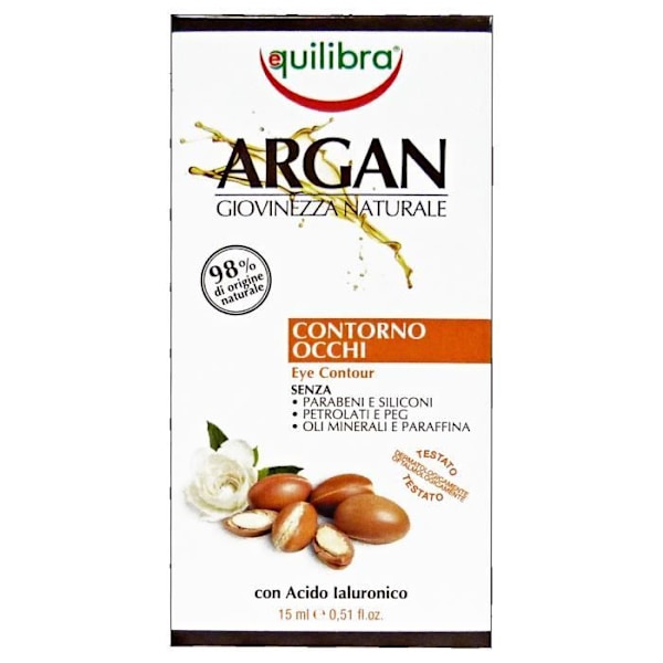 EQUILIBRA Viso argan occhi 15 ml. - cura del viso