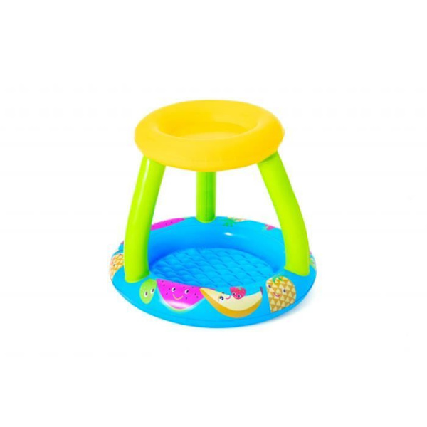 Soppebassin med oppustelig parasol - AC-DÉCO - 94 x 89 x 79 cm - UPF 50+ - 26 L