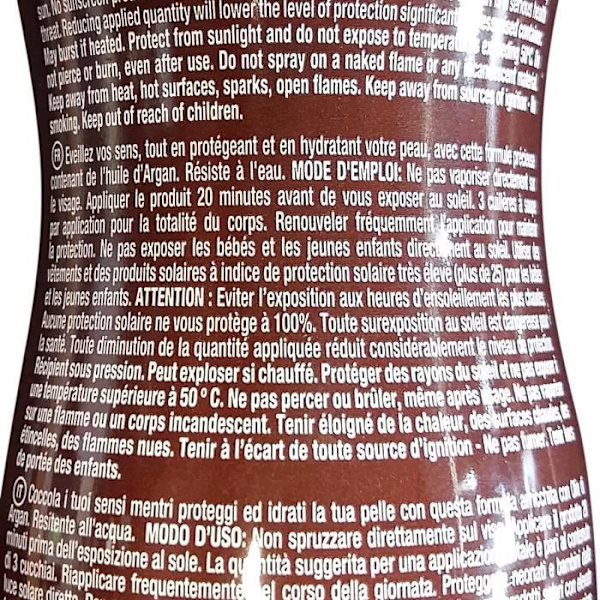HAWAIIAN TROPIC Argan tør olie spray - SPF 15 - 177 ml