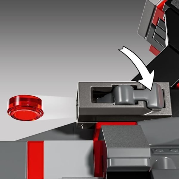 LEGO Marvel 76292 Captain America vs Hulk Red - byggbart jaktplan Röd, blå, grön