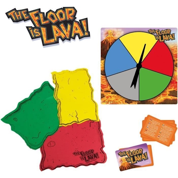 Gulv er lava - Brætspil - GOLIATH - Fra 5 år Flerfärgad