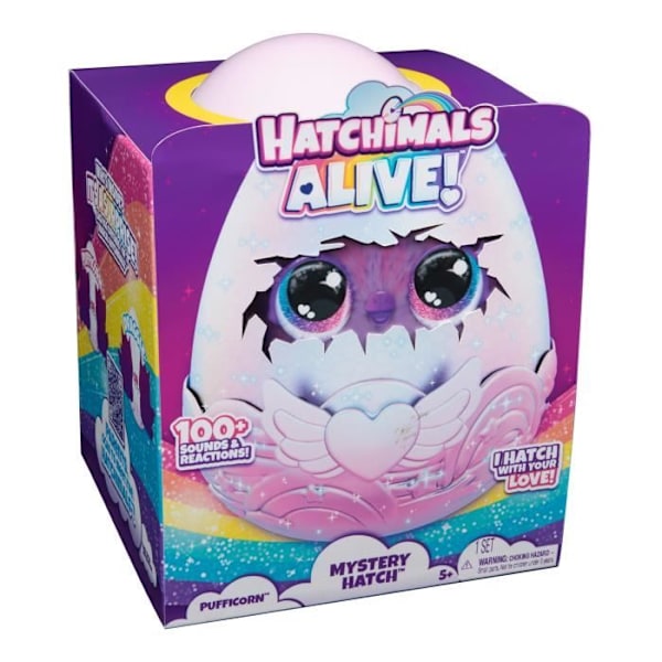 SPIN MASTER PUFFICORN HATCHIMALS ALIVE SECRET HATCH