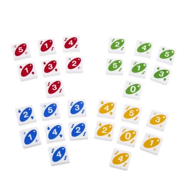 Mattel Games - UNO®-Quatro-Game for voksne, familieaften og spilleaften HPF82 Flerfärgad