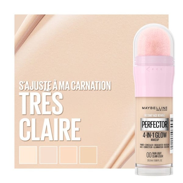 Maybelline New York INSTANT GLOW PERFECTOR Complexion Perfector 00 FAIR LIGHT 20 MLT 00 FAIR LIGHT