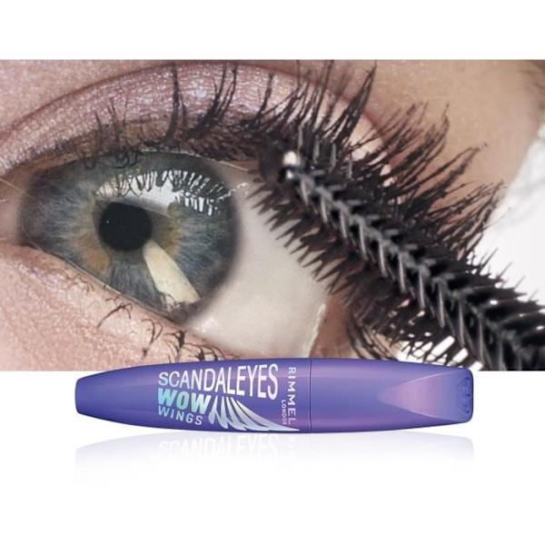 RIMMEL Mascara Scandaleyes Wow Wings - 001 Svart Svart