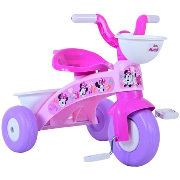 Disney Minnie Mouse trehjuling med korg Flickor Rosa