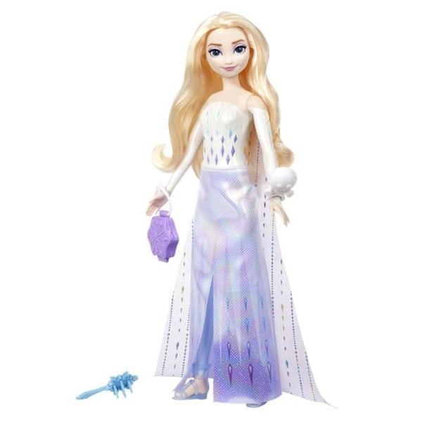 Pyöritä ja paljasta pakastettu Elsa Mattel Disneyn yllätysnukke HTG25 Flerfärgad