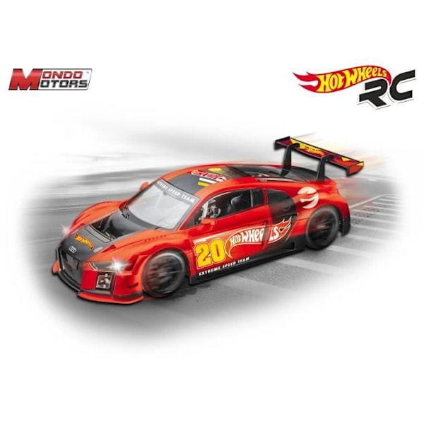 Audi R8 Le Mans Series Hot Wheels 1:14 mittakaavassa radio-ohjattu ajoneuvo VARMA HJUL - AUDI - R8 LMS
