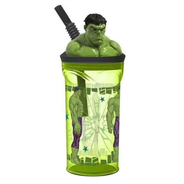 The Avengers vattenflaska Force Hulk Plast 360 ml - 8412497748679