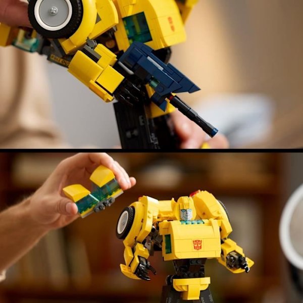 LEGO® Icons 10338 Transformers Bumblebee - Vuxen robotfigur - Fordon gul