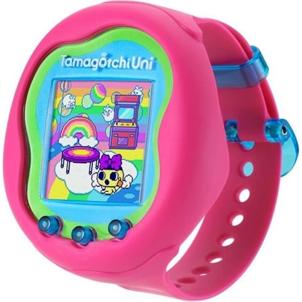 Tamagotchi Uni - Bandai - Rose malli - Yhdistetty virtuaalinen lemmikki rannekellolla Flerfärgad