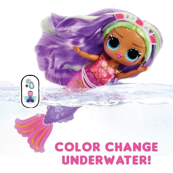 L.O.L. Surprise Tweens HAVFRUE Dukke - Cleo Cove Magenta, Djuppurpur