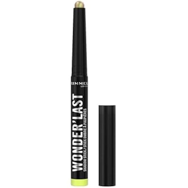 Luomiväri - RIMMEL - Wonder'Last - 008 Galactic Green - Elävä väri - Helppo levittää koostumus Grön