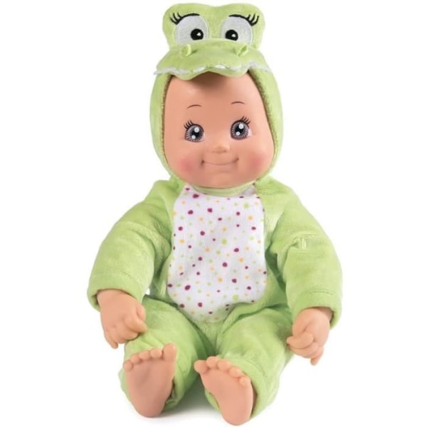 Poupon Minikiss Croc - Smoby - 7/210128WEB - Krokodillekostume - 30cm