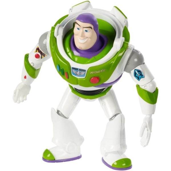 Buzz Lightyear Figurine 18 cm - Toy Story - MATTEL - Ledad - Interiör - Barn