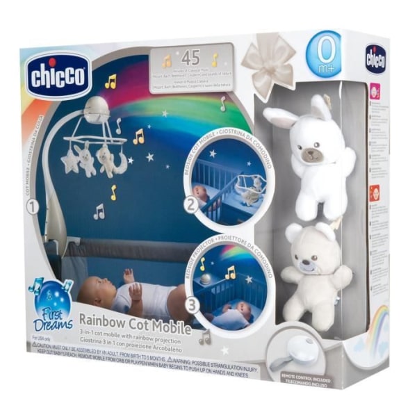 Rainbow cradle mobil