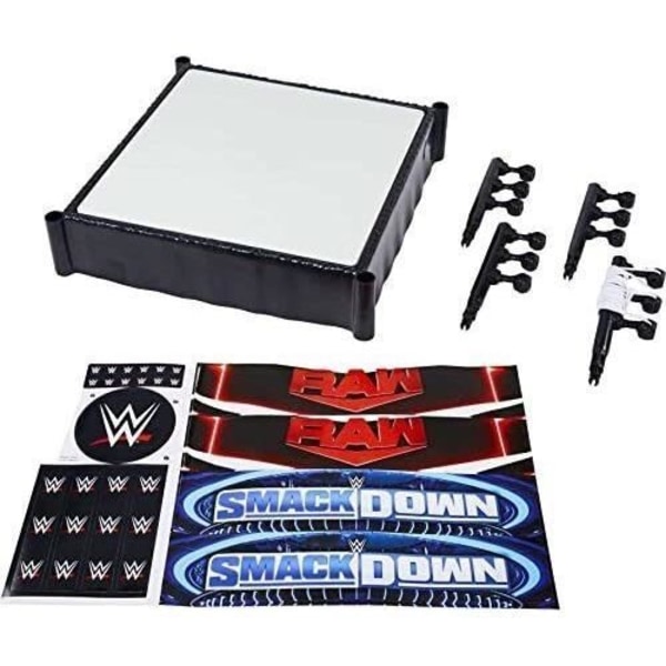 Legetøj - WWE - Ring Ram Smackdown - 2 ring skørter - Ægte begivenheder - Hvid