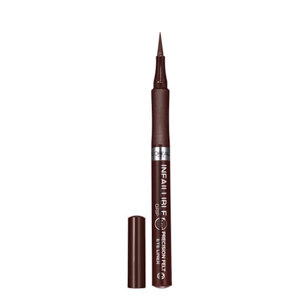 Kynä silmille - L'Oréal Paris - Infaillible Grip - Ruskea - Vedenkestävä - Ultra ohut viiva kastanj