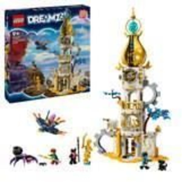 LEGO® 71477 DREAMZzz Sandmannens torn, slottsleksak med spindel och fågel, med häxfigurer