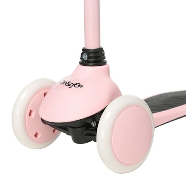 MONDO On and Go Tripper-skootteri - vaaleanpunainen Rosa