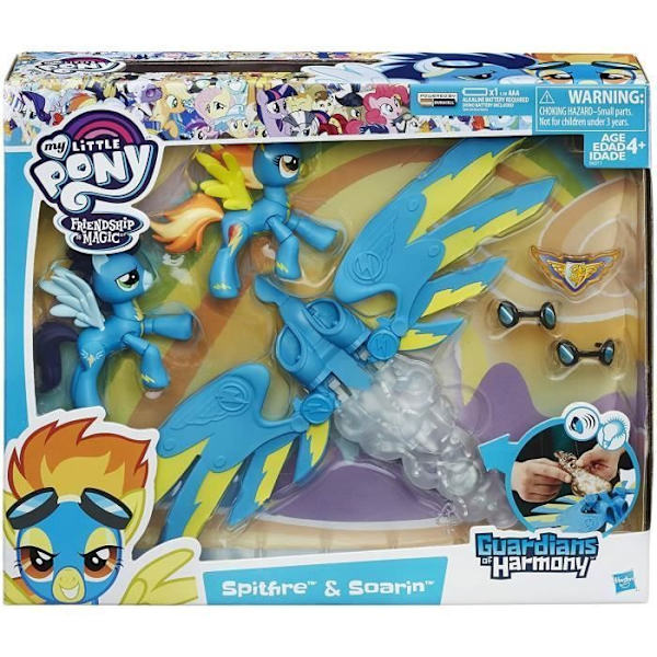 My Little Pony Guardians of Harmony Spitfire och Soarin figurer