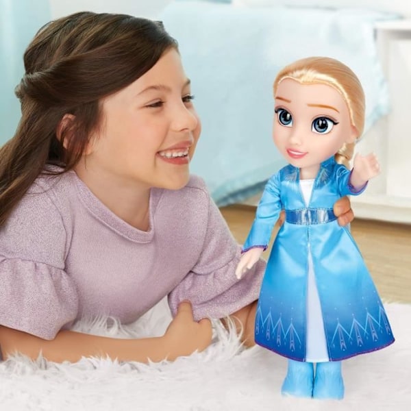 FROZEN 2 - Elsa docka - 38 cm - JAKKS - 480165 Blå och vit