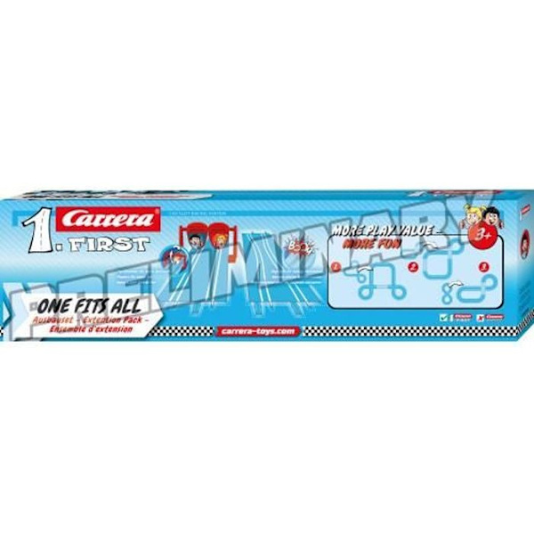 Carrera FIRST 67001 Expansion Pack "One fits All" Blått och rött