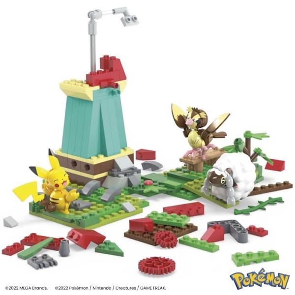 Mega Construx - Pokemon - Mühlen på landet - Byggsats - 6 år och uppåt Flerfärgad