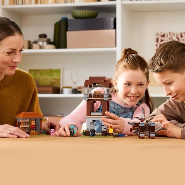 LEGO Minecraft 21278 Ryöstäjien Etuvartio ja Hävittäjä - Peli pojille alkaen 9-vuotiaista