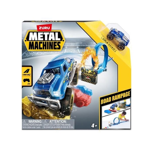 Bygglek - ZURU - Road Rampage set - 200 delar - Samlar snacks - 6 modeller Flerfärgad