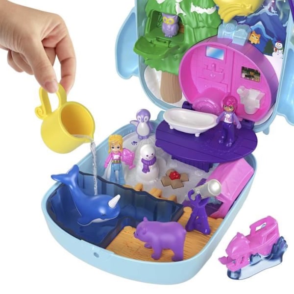 COFFRET HAREKAT SOIRÉE PYJAMA - POLLY POCKET - HKV37 - MINI DU POUPEE POLLY POCKET COFFRET KOMPAKT Flerfärgad