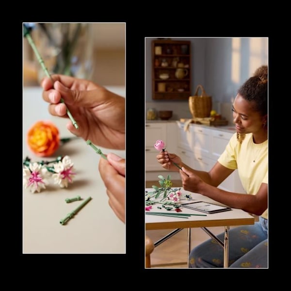 LEGO Botany 10342 Den smukke buket lyserøde blomster - Byggesæt til voksne Flerfärgad