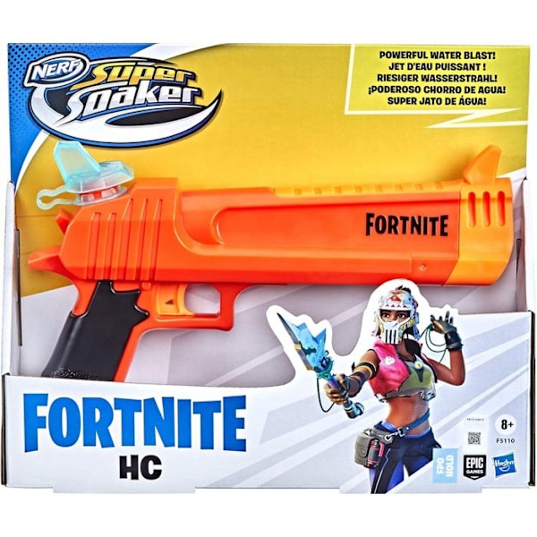 Nerf Super Soaker Fortnite HC Water Blaster, tehokas vesisuihku, ulkoilmapelit teini-ikäisille ja aikuisille