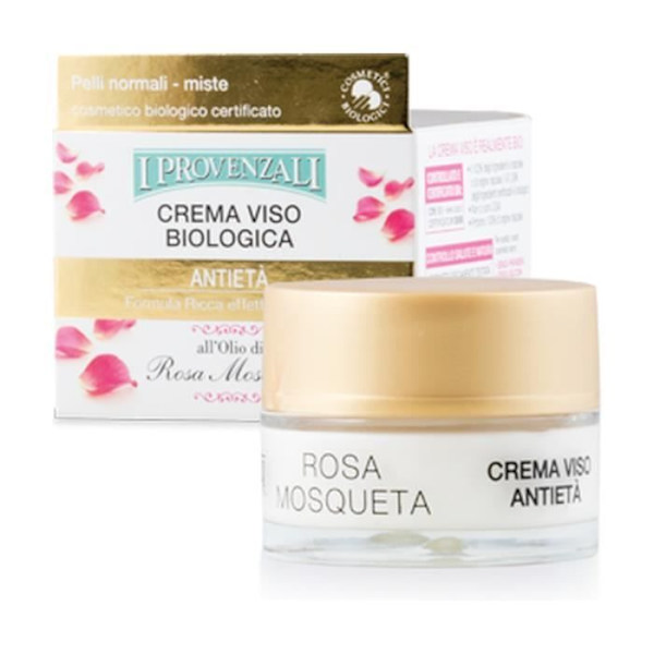 I Provenzali+Organic anti-aging pink ansigtscreme 50 ml creme