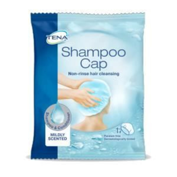 TENA vaskehætte med shampoohætte x 1