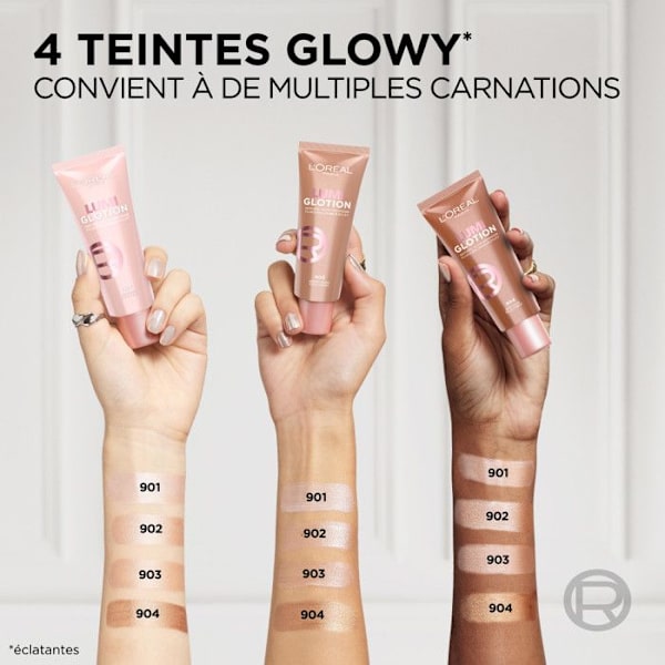 L'Oréal Paris Radiance Highlighting Fluid Lumi Glotion Clear Radiance 40 ml 902 Clear Radiance