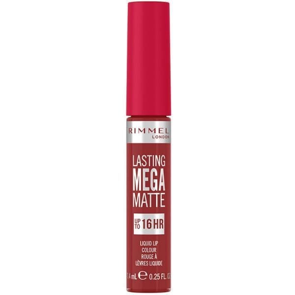 Huulipuna - RIMMEL LONDON - 500-fire Starter - 74 Ml - Mattapinta - Sivellin levitys