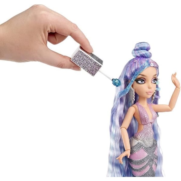 Deluxe samlarobjekt sjöjungfru modedocka 34 cm - Mermaze Mermaidz - Orra - Byter färg i vatten Flerfärgad