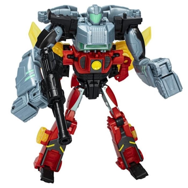 Terran Twitch og Robby Malto figurer, interaktivt legetøj til piger og drenge, Transformers EarthSpark Cyber-Combiner, fra 6 år og opefter Flerfärgad