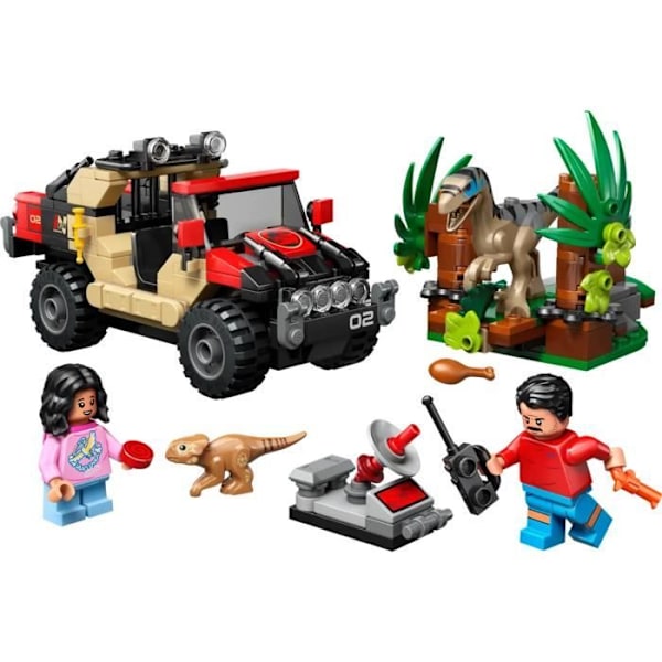 Jurassic World Velociraptor og flugten i 4x4