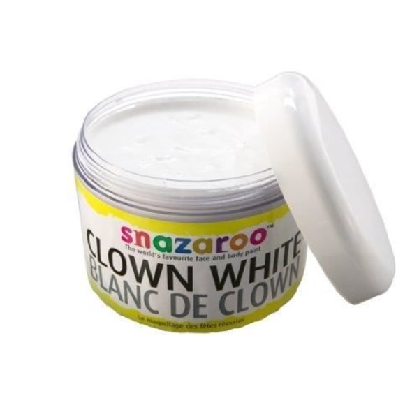 Snazaroo Hvid Klovn Make-up - 250ml Pot