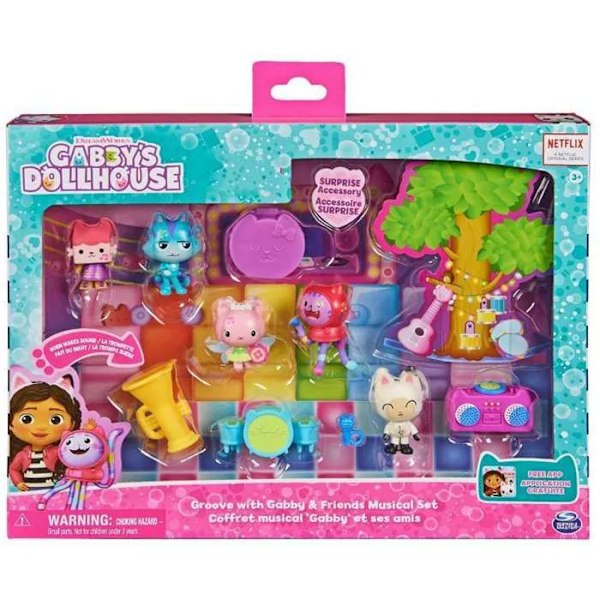 Gabby's Dockhus chat musikset figurer + tillbehör