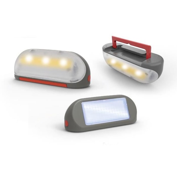 SMOBY Bærbar solcellelampe velegnet til kompatible Smoby-hjem - Håndtag Grå