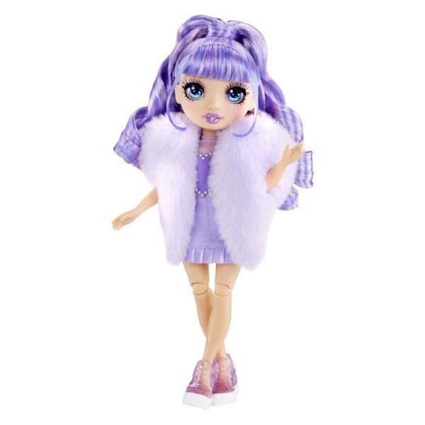 Rainbow High Cristal Poupée Mannequin 27 cm - Lila Violett