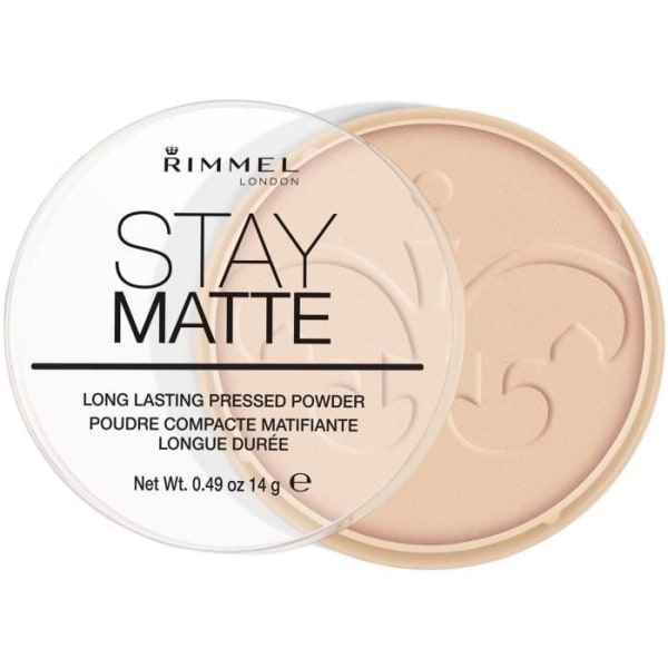 RIMMEL Nu Protege Stay Matt Mattifying Powder - 003 Peach Glow - 14 g 003 Peach Glow