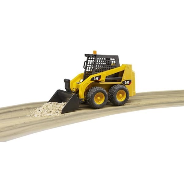 BRUDER CATERPILLAR-kuormaaja toimivalla lastausvarrella svart