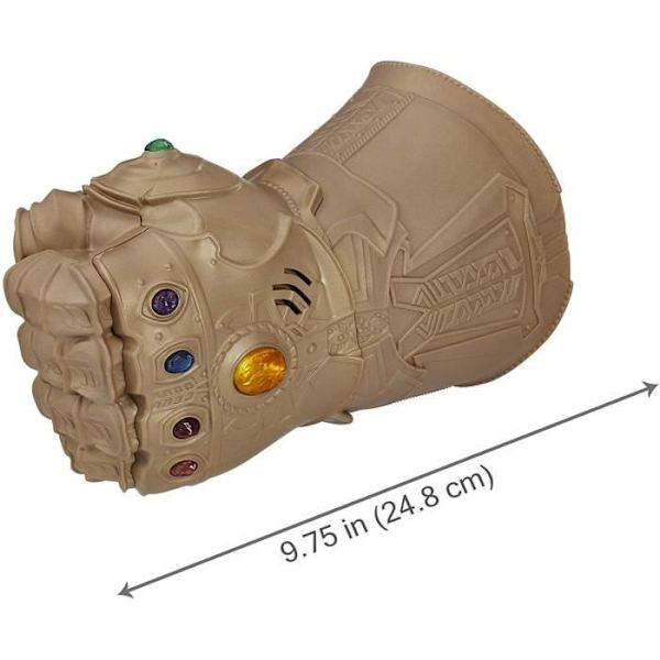 Elektronisk Thanos-handske - Marvel Avengers Infinity War - Lyde og lys - For børn fra 5 år Thanos handske - Infinity War